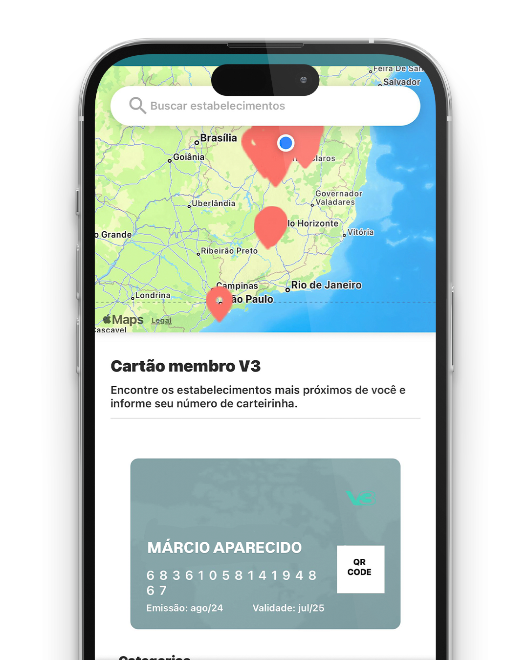 Aplicativo V3 Bank - Banco Digital com conta gratuita e cartão sem anuidade